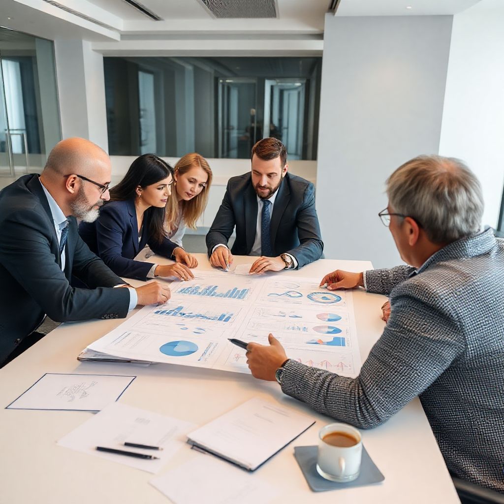 Business strategy coaching session